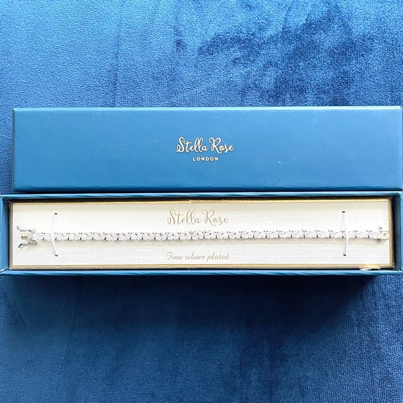 🎉🎊HP🎊🎉🆕💕 💕Stella Rose 🌹 London Fine Silver plated Bracelet NWOT - Picture 10 of 12